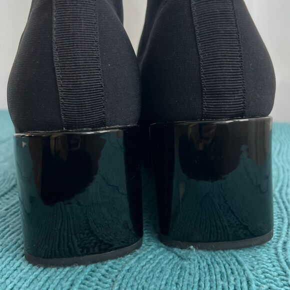 Aerosoles Women's Anini Wedge Elastic Slip-On Ankle Bootie Black Size 8.5 NWOT - Picture 6 of 6